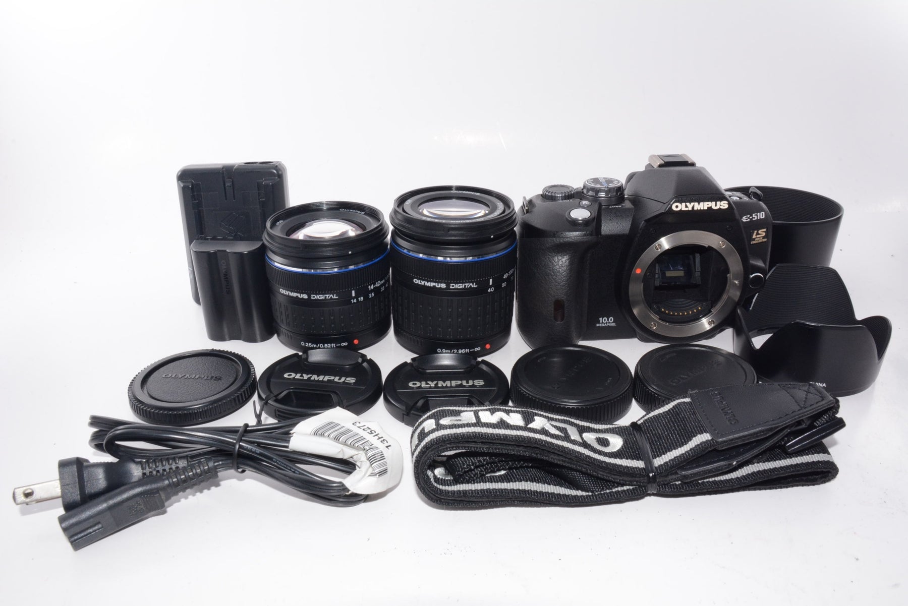 【外観特上級】OLYMPUS デジタル一眼レフカメラ E-510ダブルズームキット