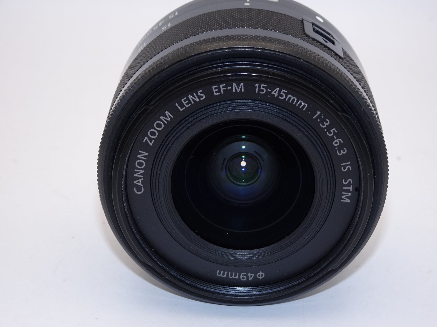 【外観特上級】Canon 標準ズームレンズ EF-M15-45mm F3.5-6.3IS STM(グラファイト) ミラーレス一眼対応 EF-M15-45ISSTM