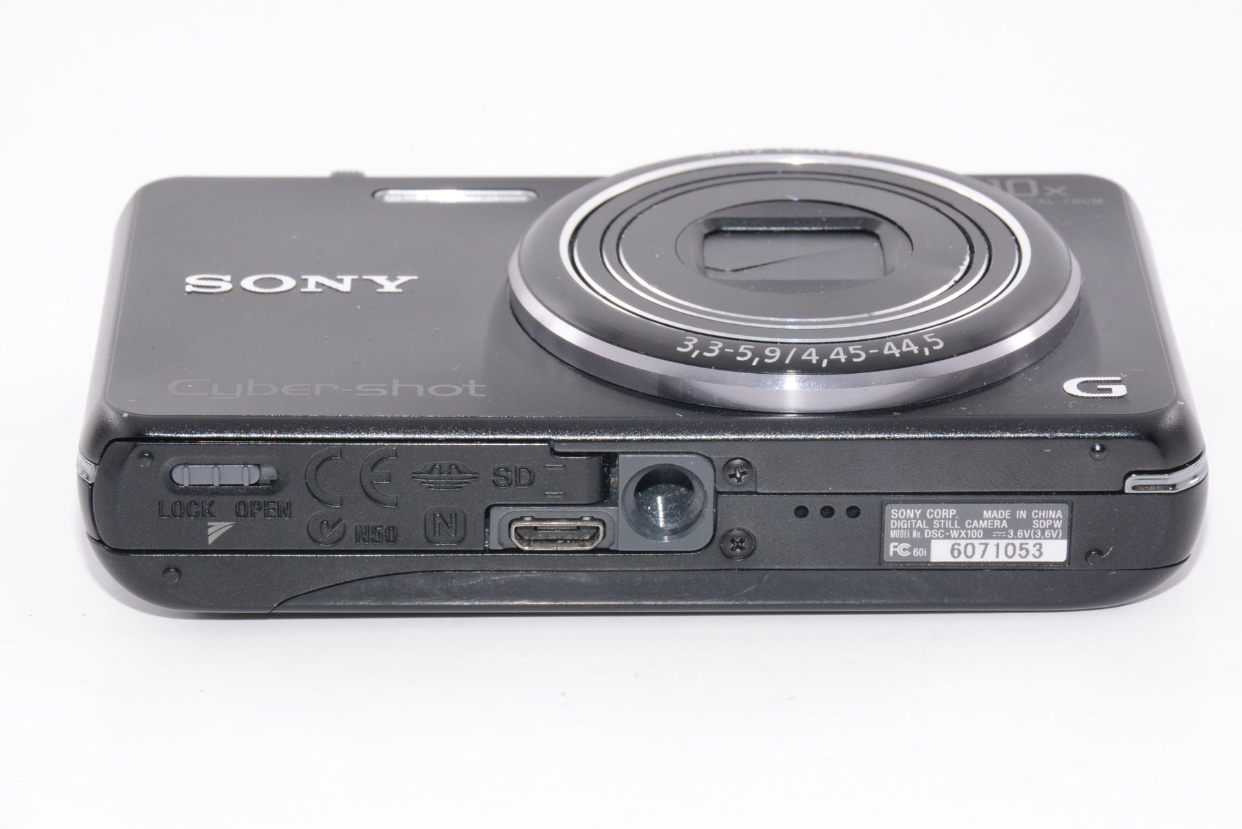 【外観並級】ソニー SONY Cyber-shot WX100 (1820万/光学x10) ブラック