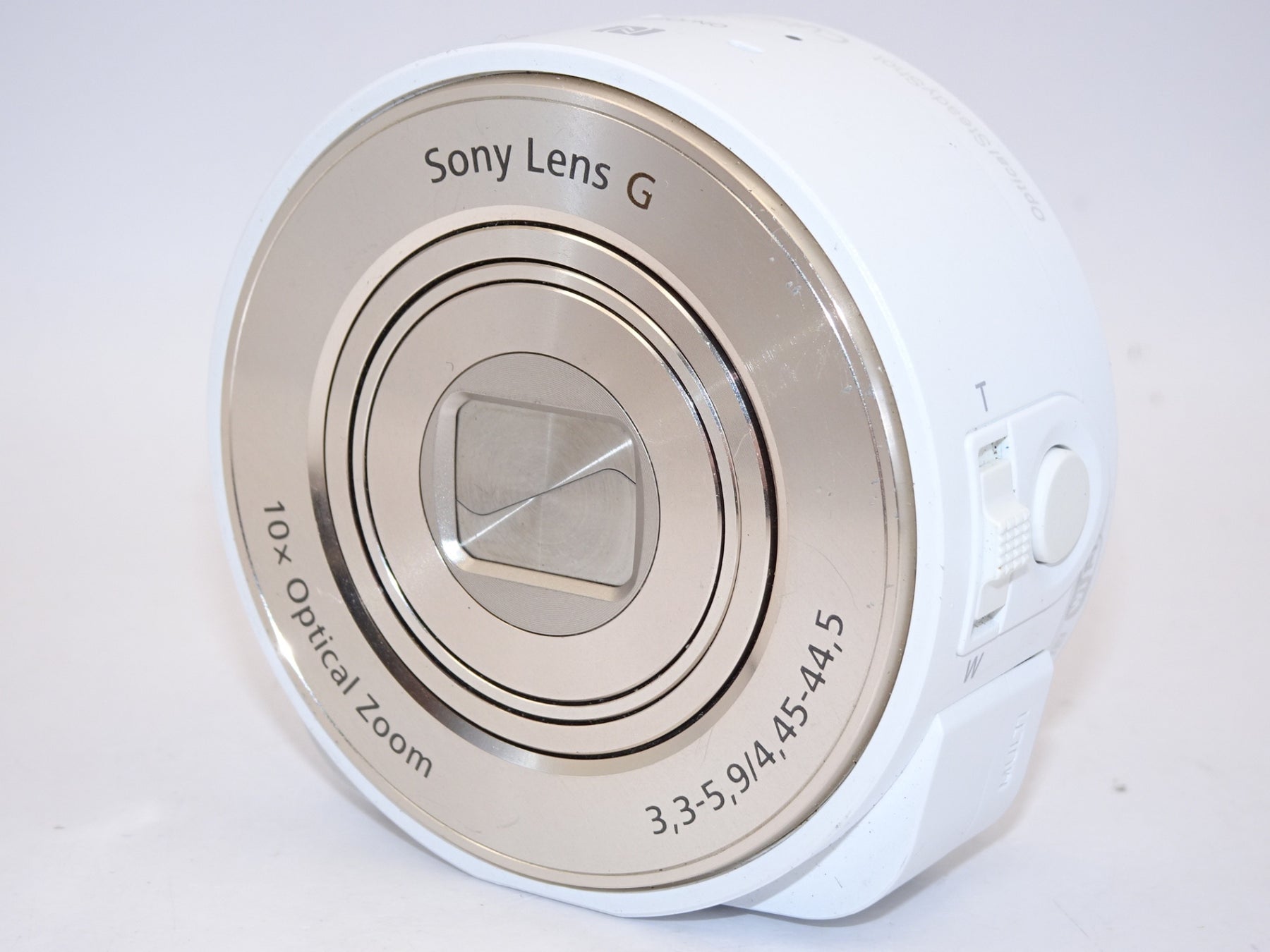 【外観並級】SONY デジタルカメラ Cyber-shot レンズスタイルカメラ QX10 ホワイト DSC-QX10-W