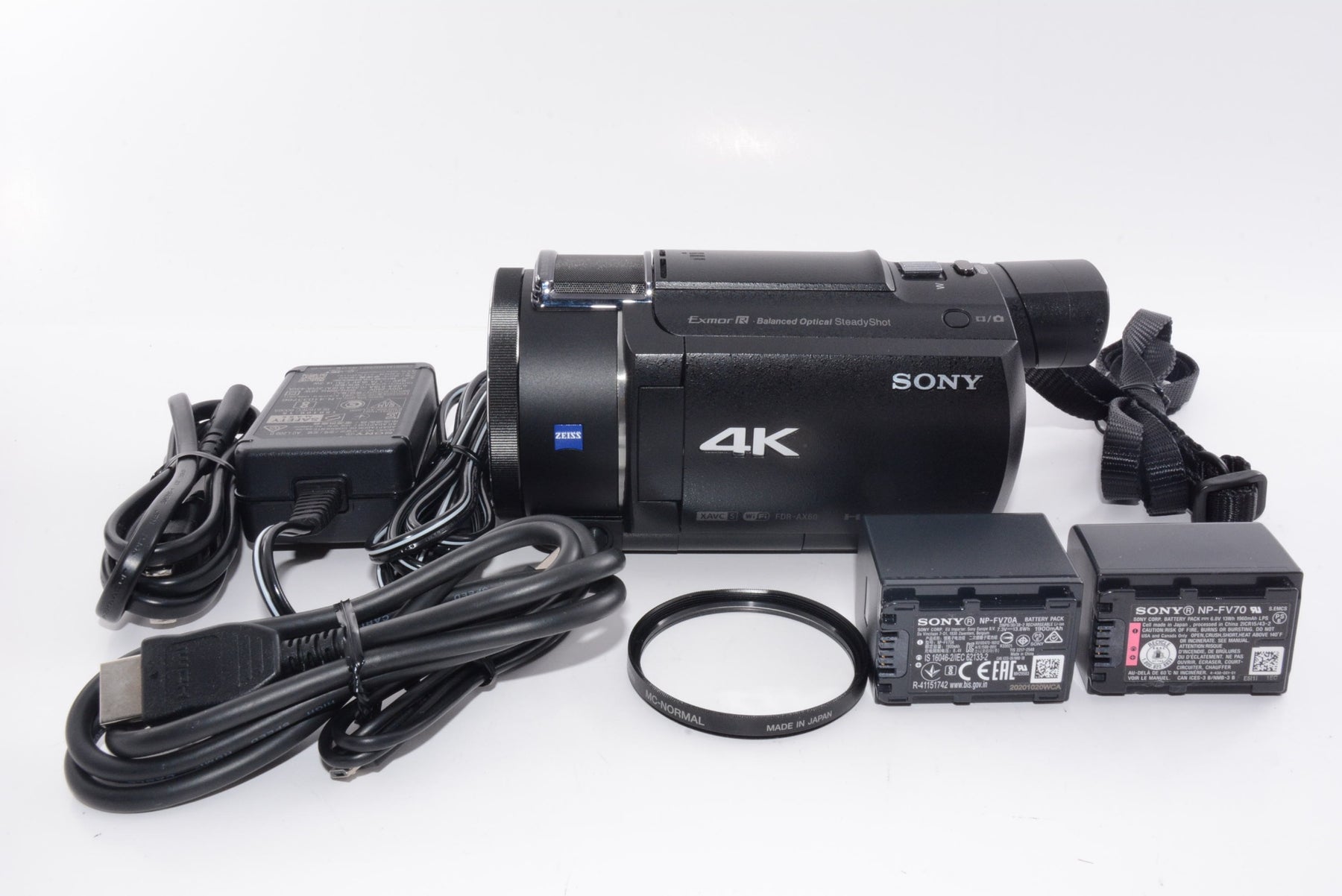 【外観特上級】ソニー ビデオカメラ FDR-AX60 4K 64GB ブラック