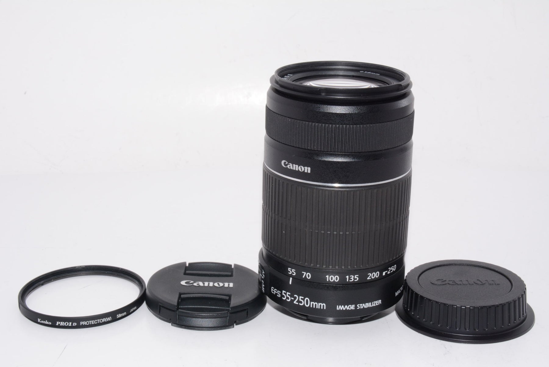 【外観特上級】Canon 望遠ズームレンズ EF-S55-250mm F4-5.6 IS II