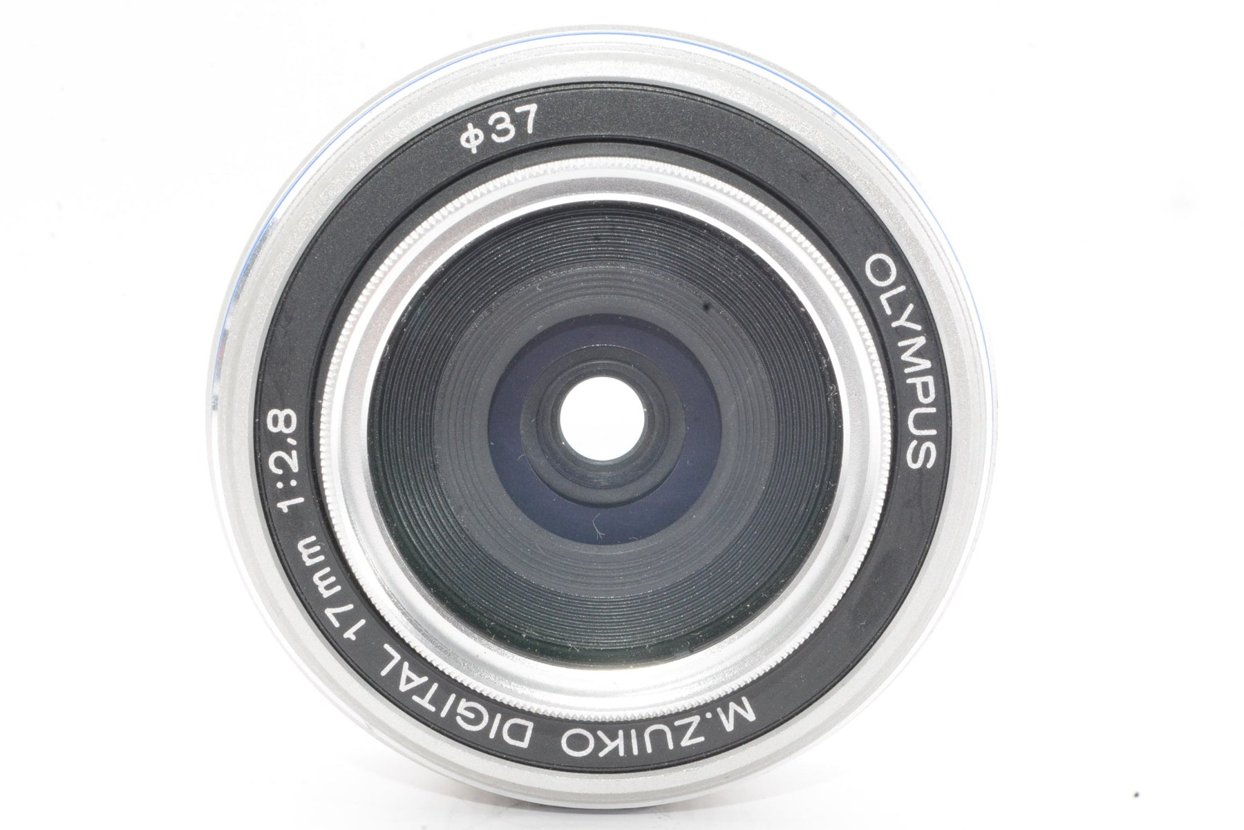 【外観特上級】OLYMPUS パンケーキレンズ M.ZUIKO DIGITAL 17mm F2.8 シルバー