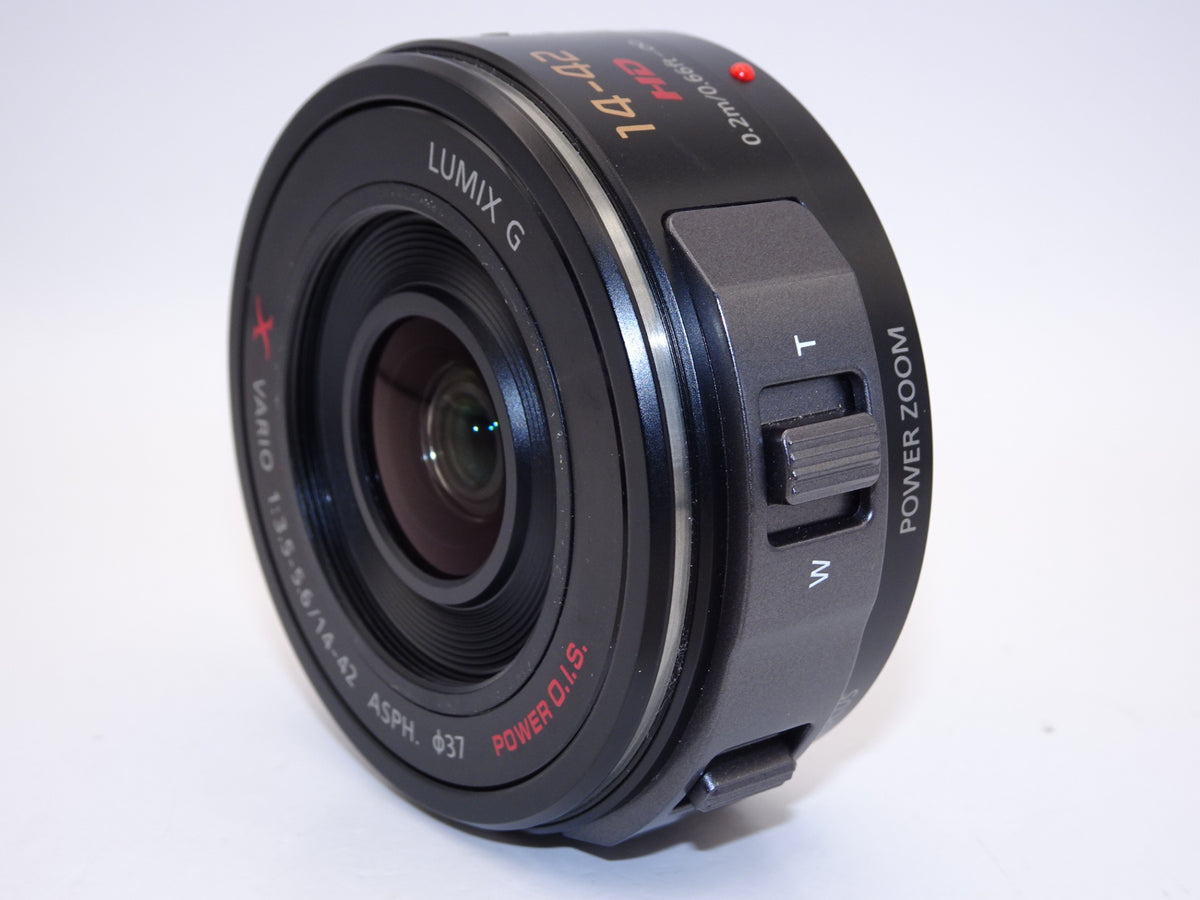 【外観特上級】パナソニック ルミックス G X VARIO PZ 14-42mm/F3.5-5.6 ASPH./POWER ブラック H-PS14042-K