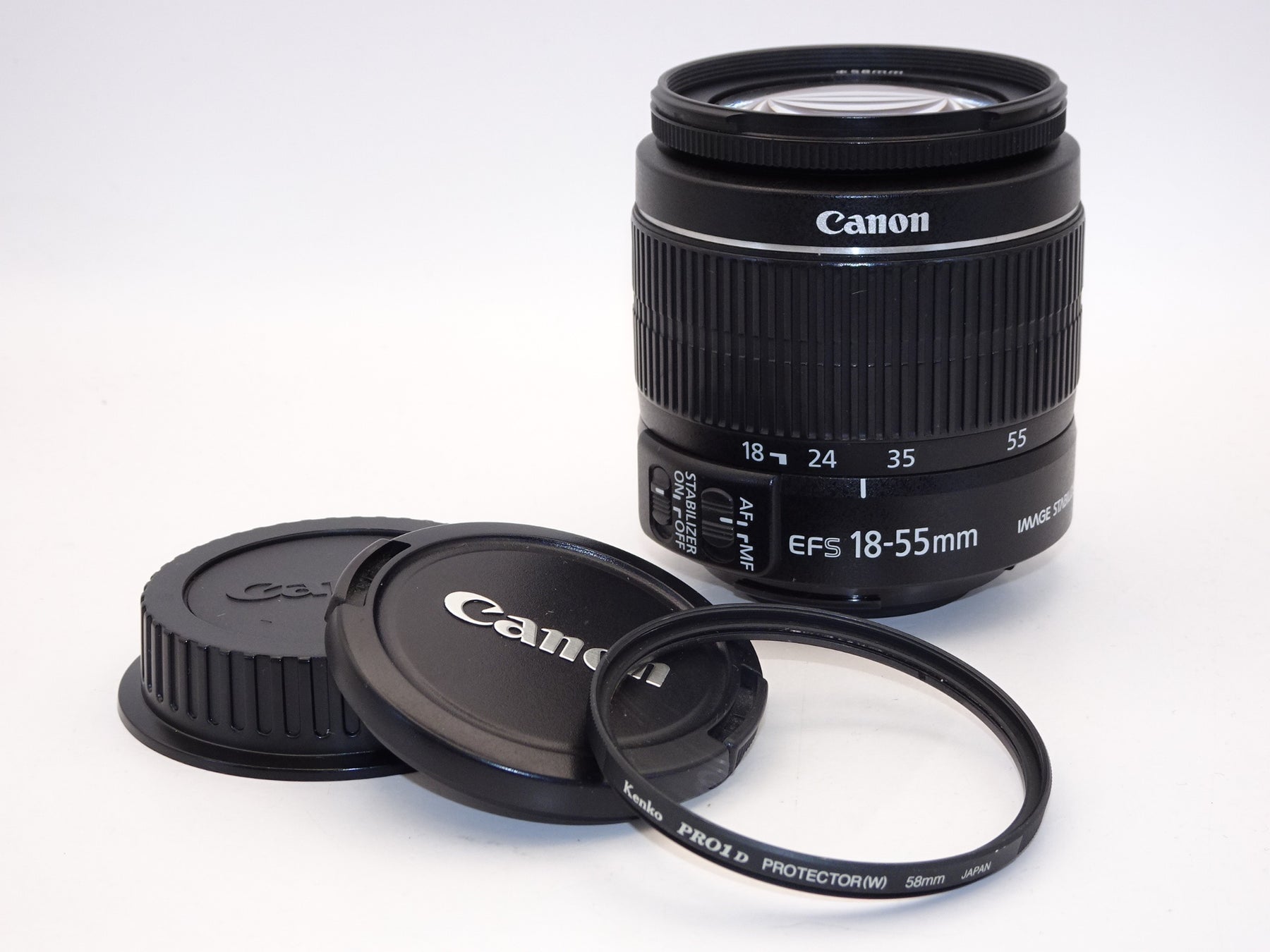 【外観特上級】Canon 標準ズームレンズ EF-S18-55mm F3.5-.5.6 IS II