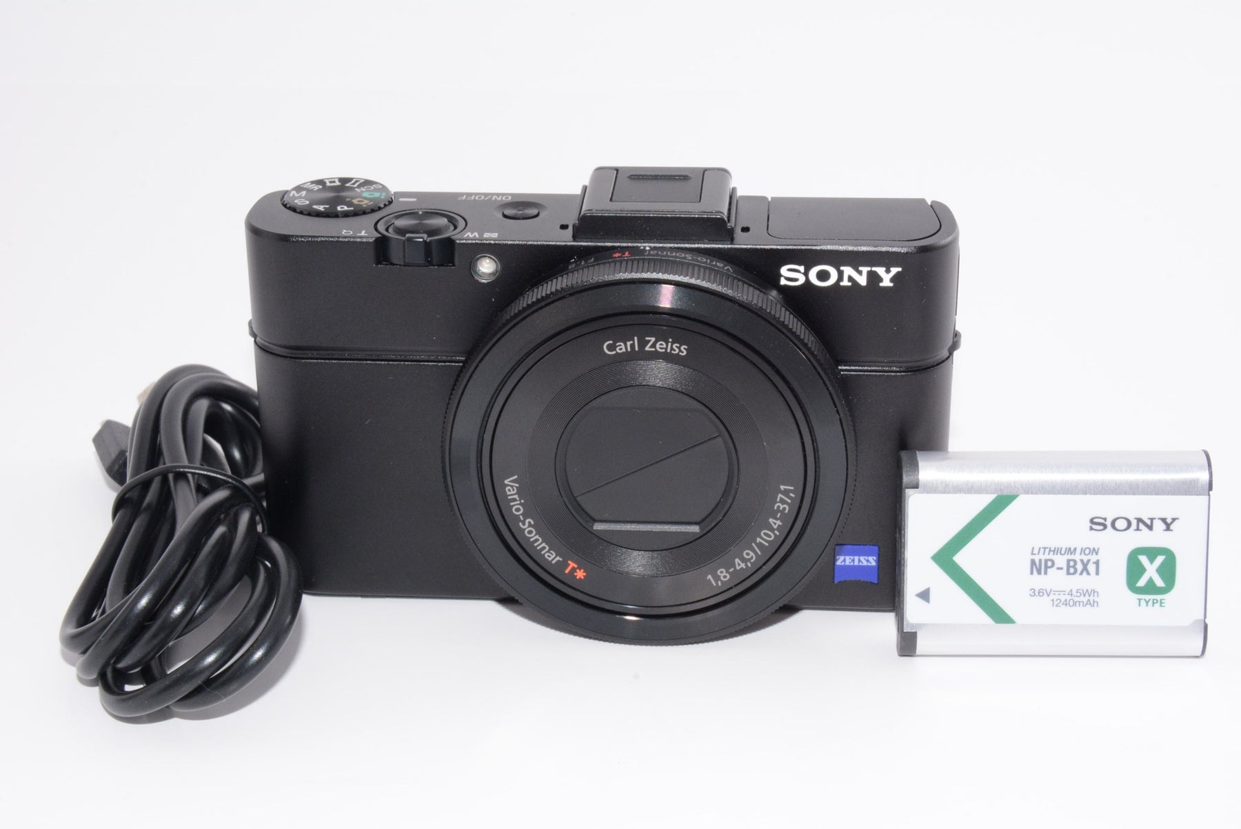 【外観特上級】ソニー SONY デジタルカメラ DSC-RX100M2 1.0型センサー F1.8レンズ搭載 ブラック Cyber-shot DSC-RX100M2