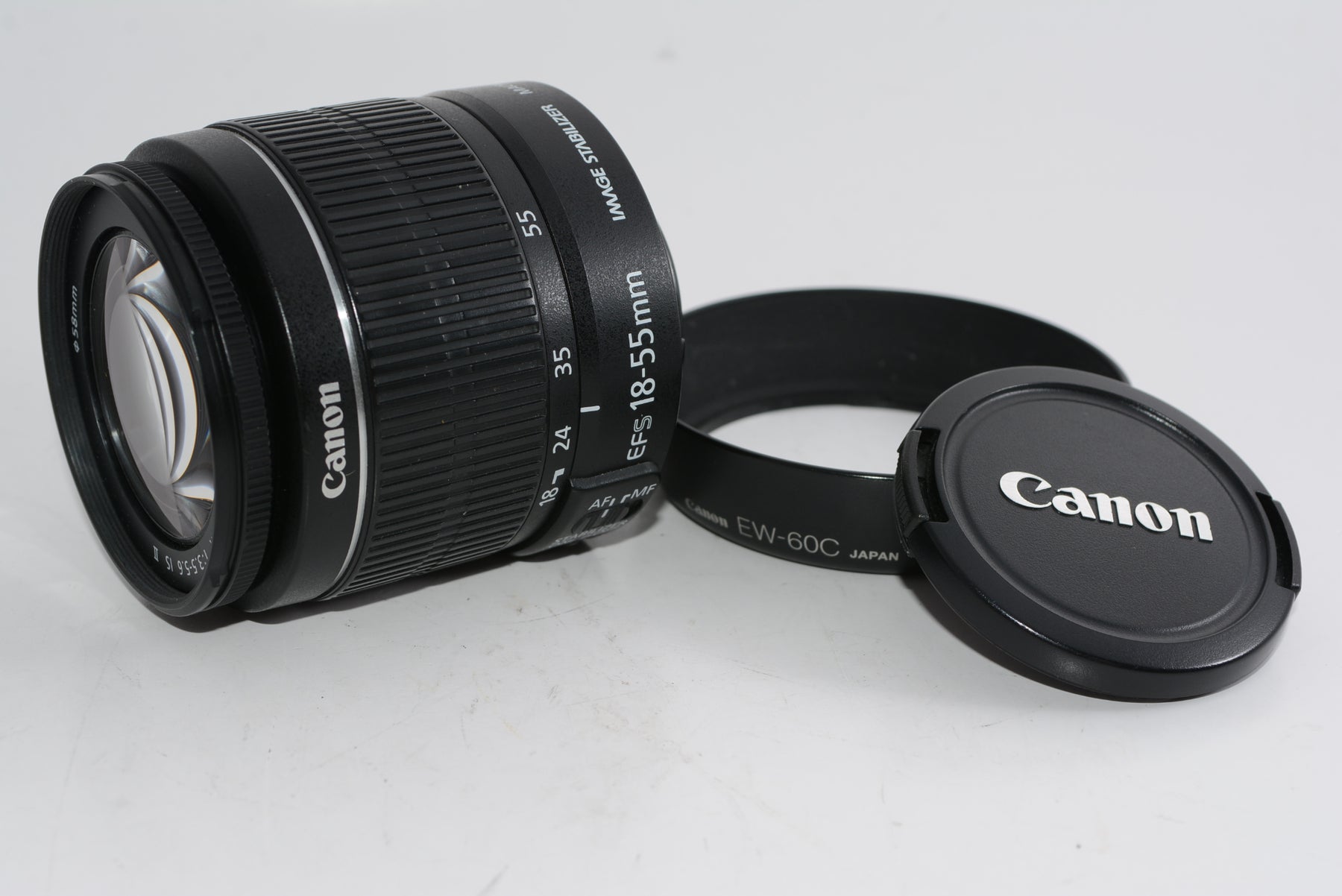 【外観並級】Canon 標準ズームレンズ EF-S18-55mm F3.5-.5.6 IS II