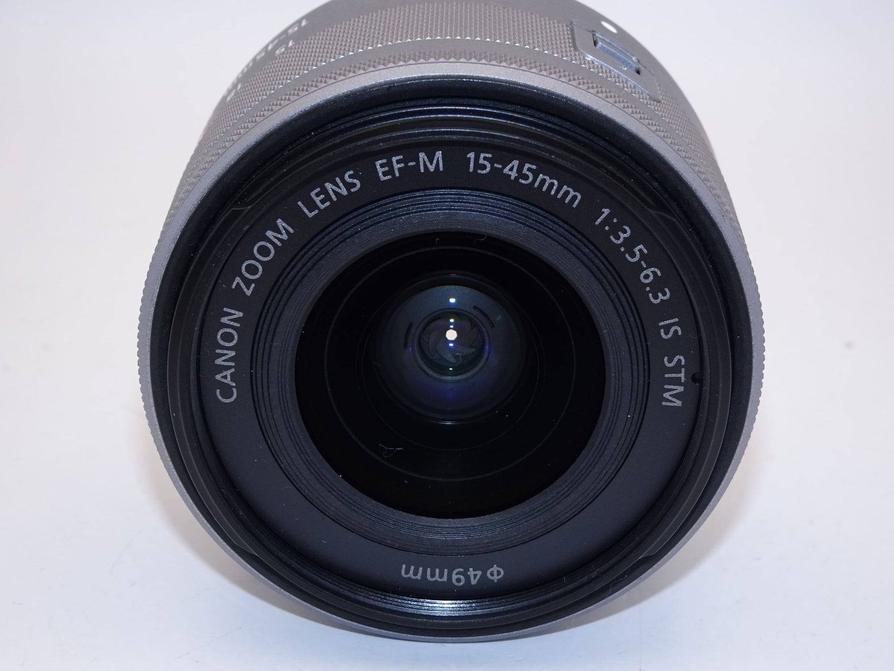 【外観並級】Canon 標準ズームレンズ EF-M15-45mm F3.5-6.3IS STM(シルバー) ミラーレス一眼対応 EF-M15-45ISSTMSL
