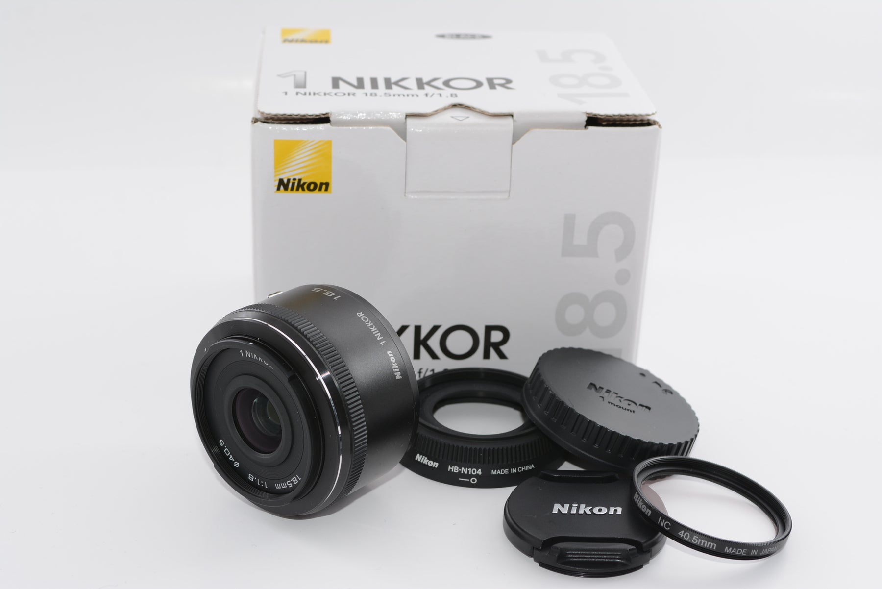 【外観特上級】Nikon 単焦点レンズ 1 NIKKOR 18.5mm f/1.8 ブラック ニコンCXフォーマット専用