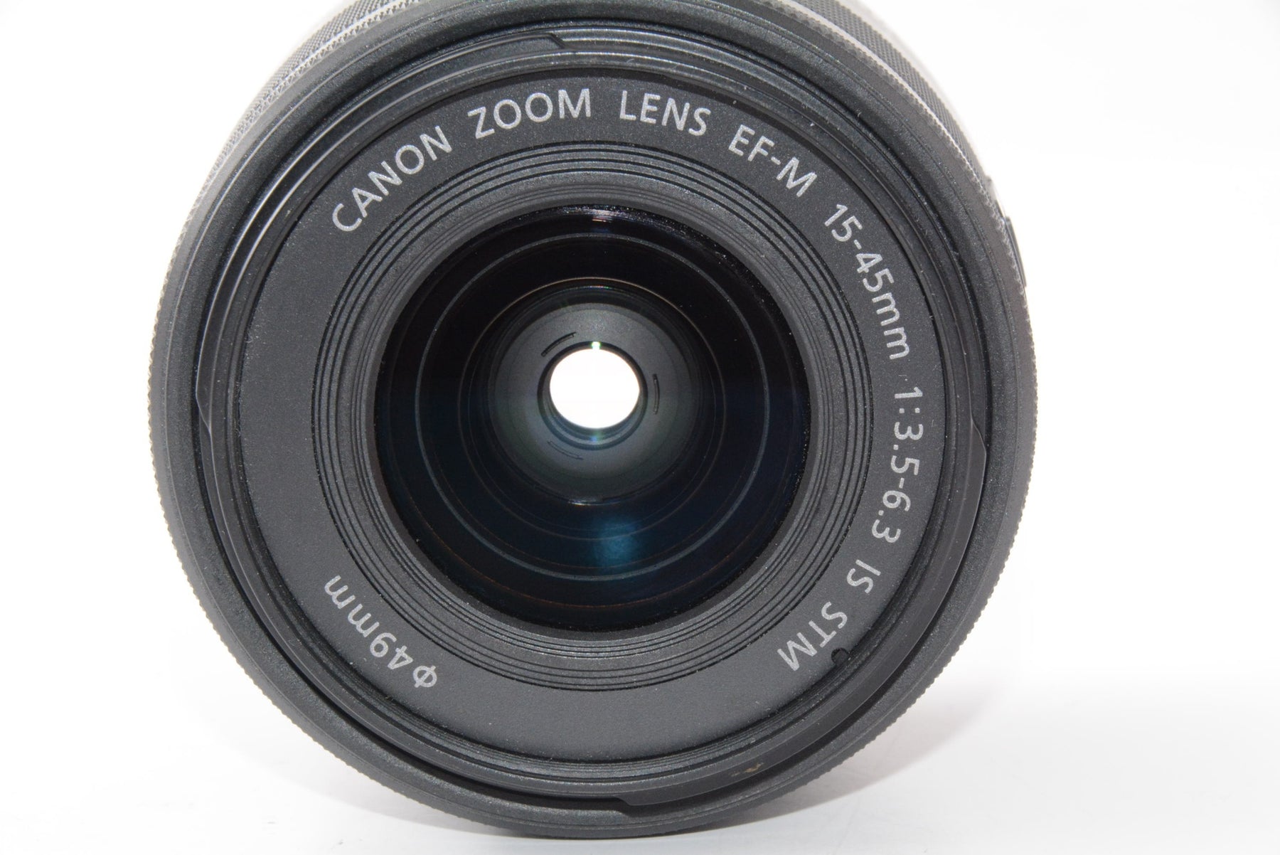 【外観特上級】Canon 標準ズームレンズ EF-M15-45mm F3.5-6.3IS STM(グラファイト) ミラーレス一眼対応 EF-M15-45ISSTM