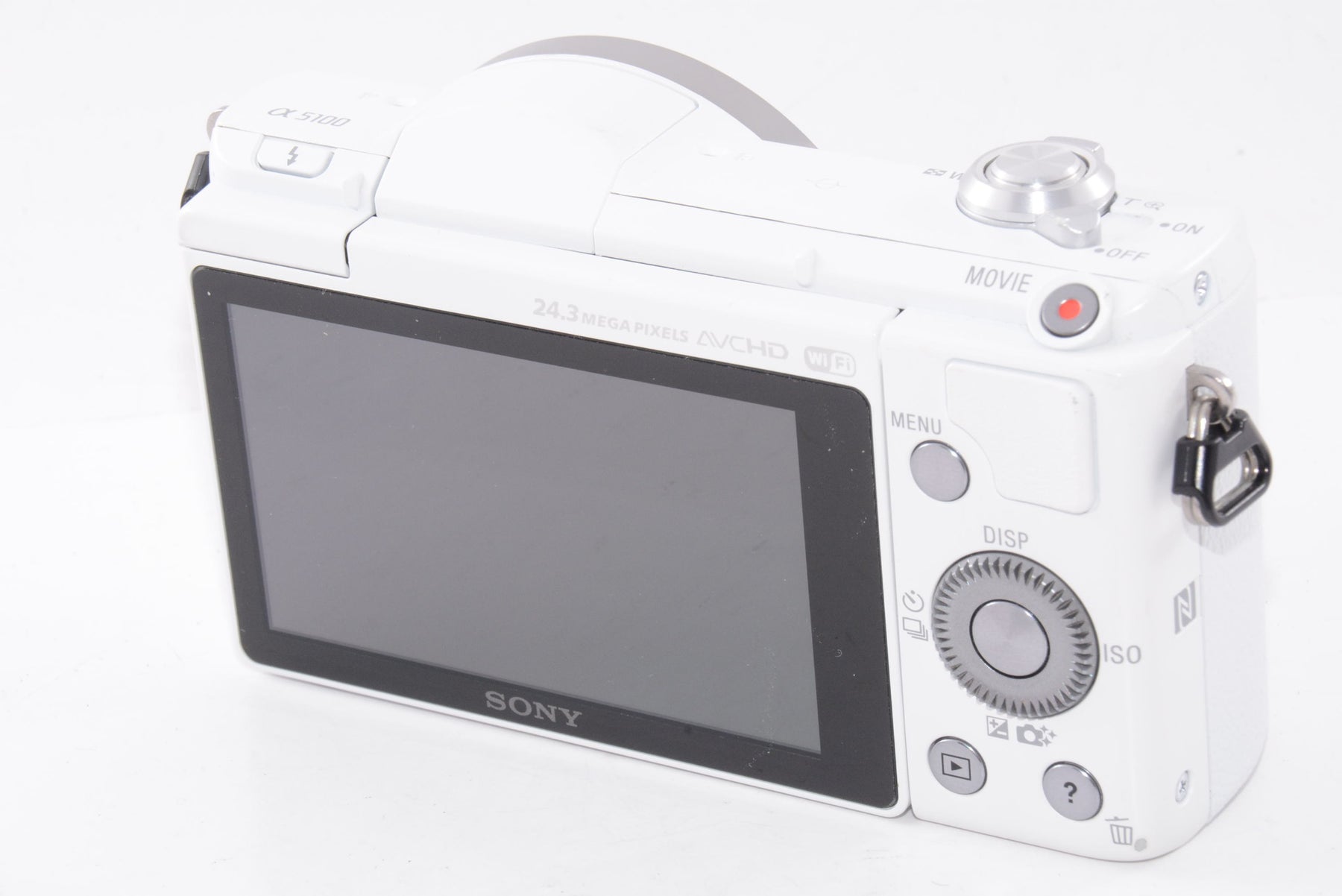 【外観特上級】ソニー SONY ミラーレス一眼 α5100 パワーズームレンズキット E PZ 16-50mm F3.5-5.6 OSS付属 ホワイト ILCE-5100L-W