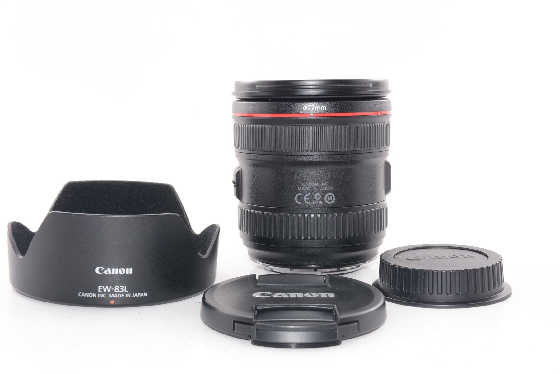 【外観特上級】Canon 標準ズームレンズ EF24-70mm F4 L IS USM フルサイズ対応