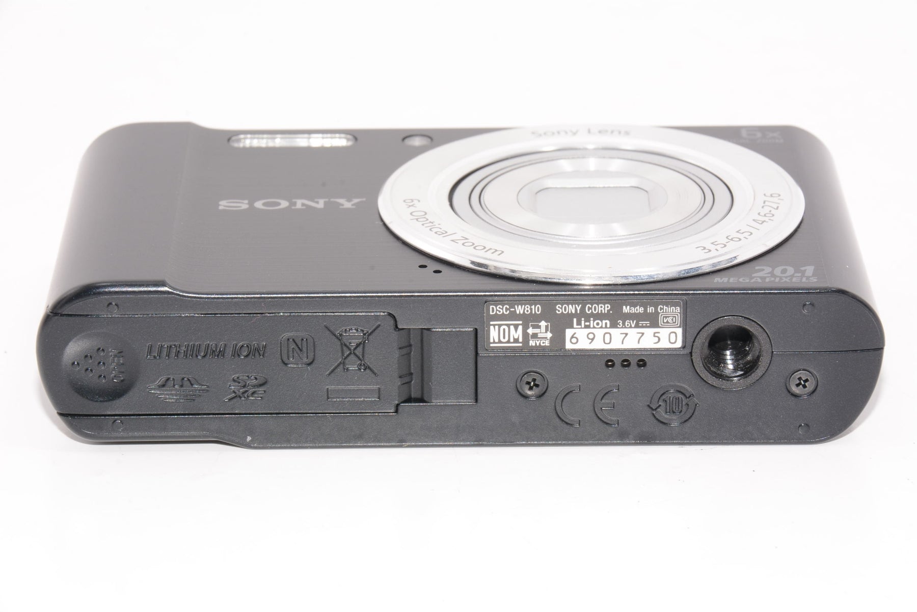 【外観特上級】ソニー SONY デジタルカメラ Cyber-shot W810 光学6倍 ブラック DSC-W810-B