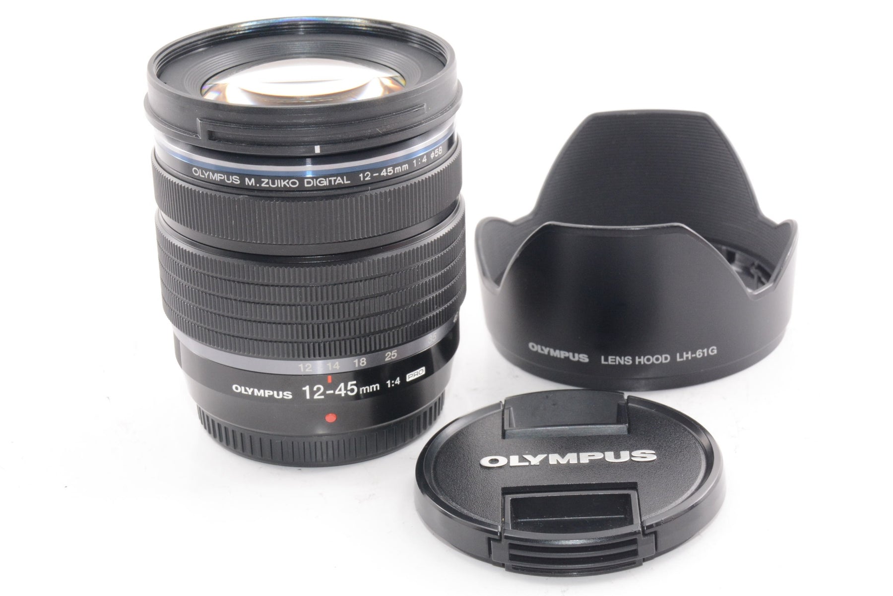 【外観特上級】OLYMPUS マイクロフォーサーズレンズ M.ZUIKO DIGITAL ED 12-45mm F4.0 PRO 標準ズームレンズ 防塵防滴 小型軽量