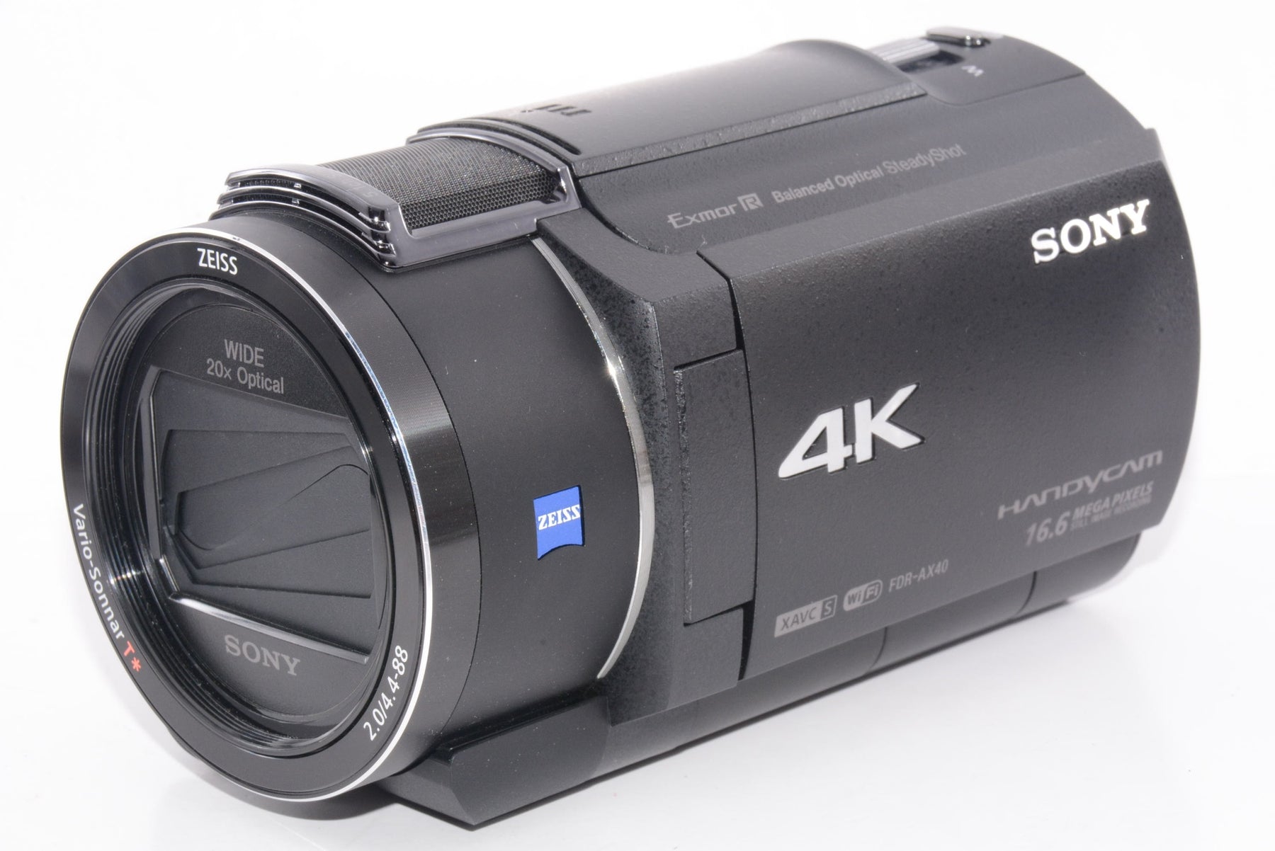 【外観特上級】ソニー SONY ビデオカメラ FDR-AX40 4K 64GB ブラック Handycam