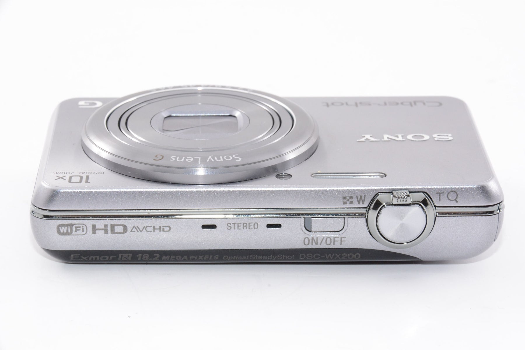 【外観特上級】SONY デジタルカメラ Cyber-shot WX200 シルバー DSC-WX200-S