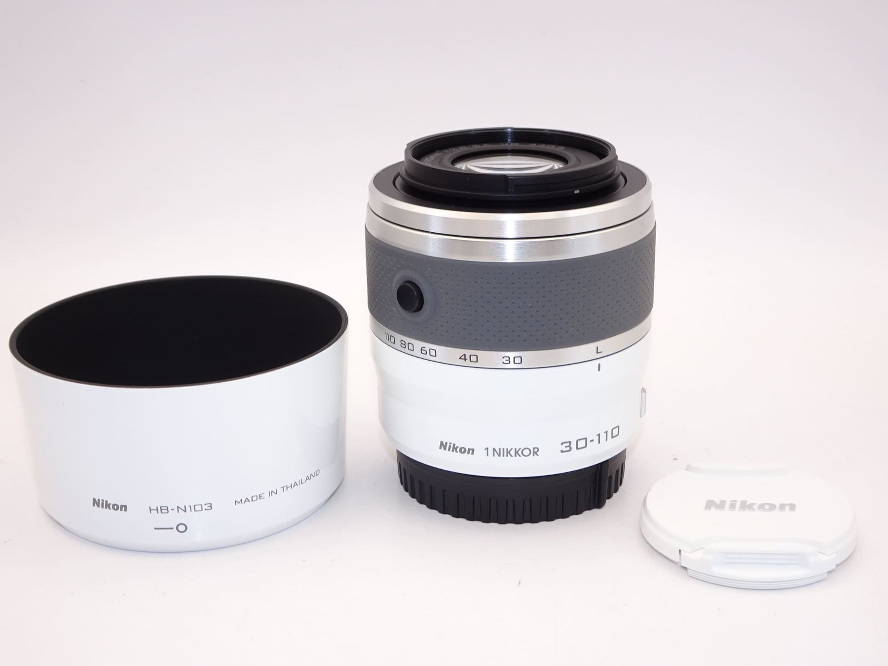 【外観特上級】Nikon 望遠ズームレンズ 1 NIKKOR VR 30-110mm f/3.8-5.6 ホワイト ニコンCXフォーマット専用