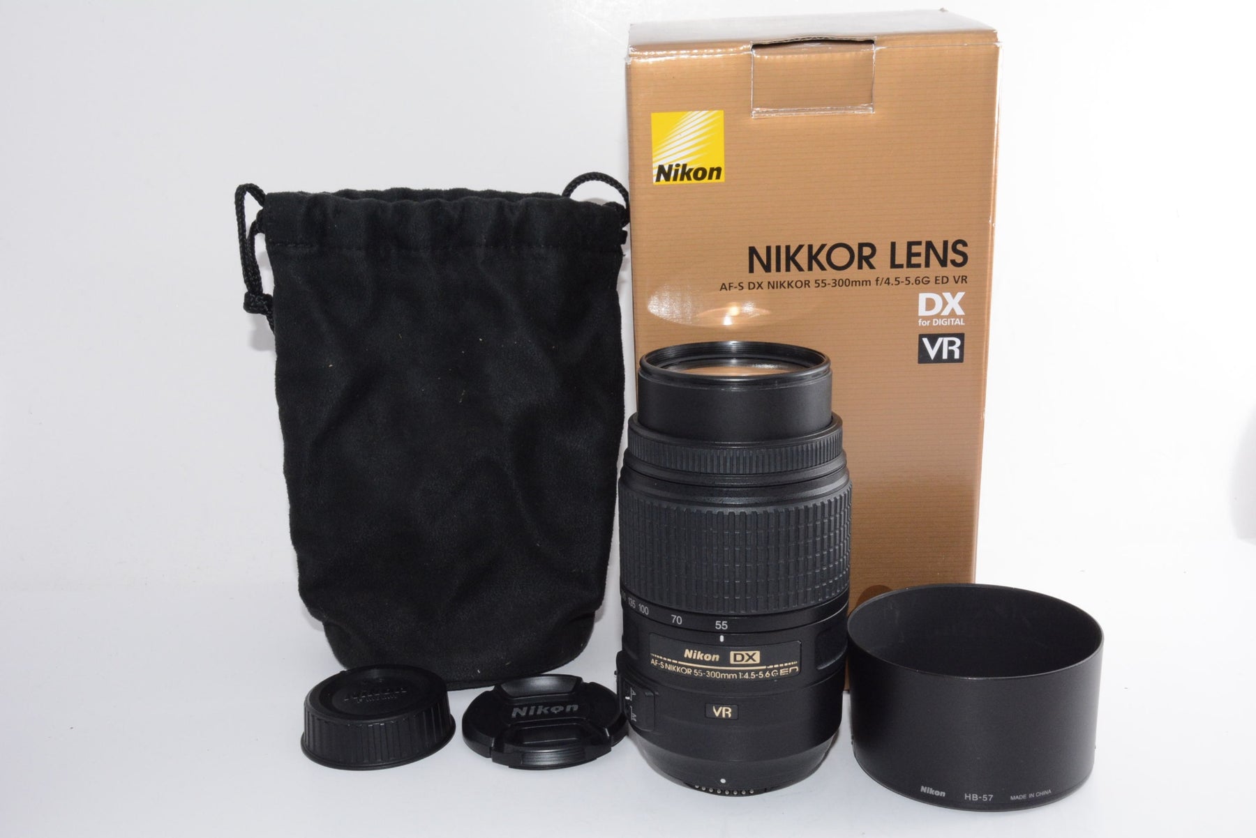 【外観特上級】Nikon 望遠ズームレンズ AF-S DX NIKKOR 55-300mm f/4.5-5.6G ED VR