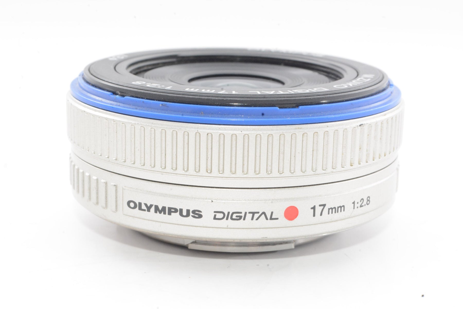 【外観並級】OLYMPUS パンケーキレンズ M.ZUIKO DIGITAL 17mm F2.8 シルバー