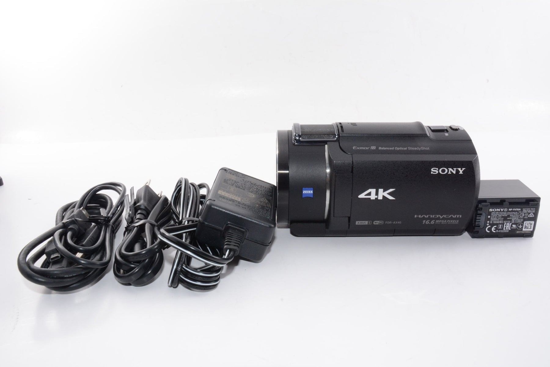 【外観特上級】ソニー SONY ビデオカメラ FDR-AX40 4K 64GB ブラック Handycam