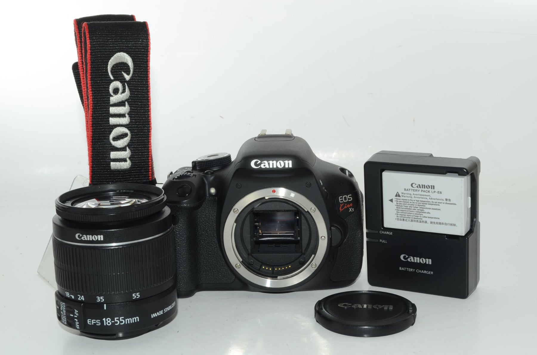 【外観並級】Canon デジタル一眼レフカメラ EOS Kiss X5 レンズキット