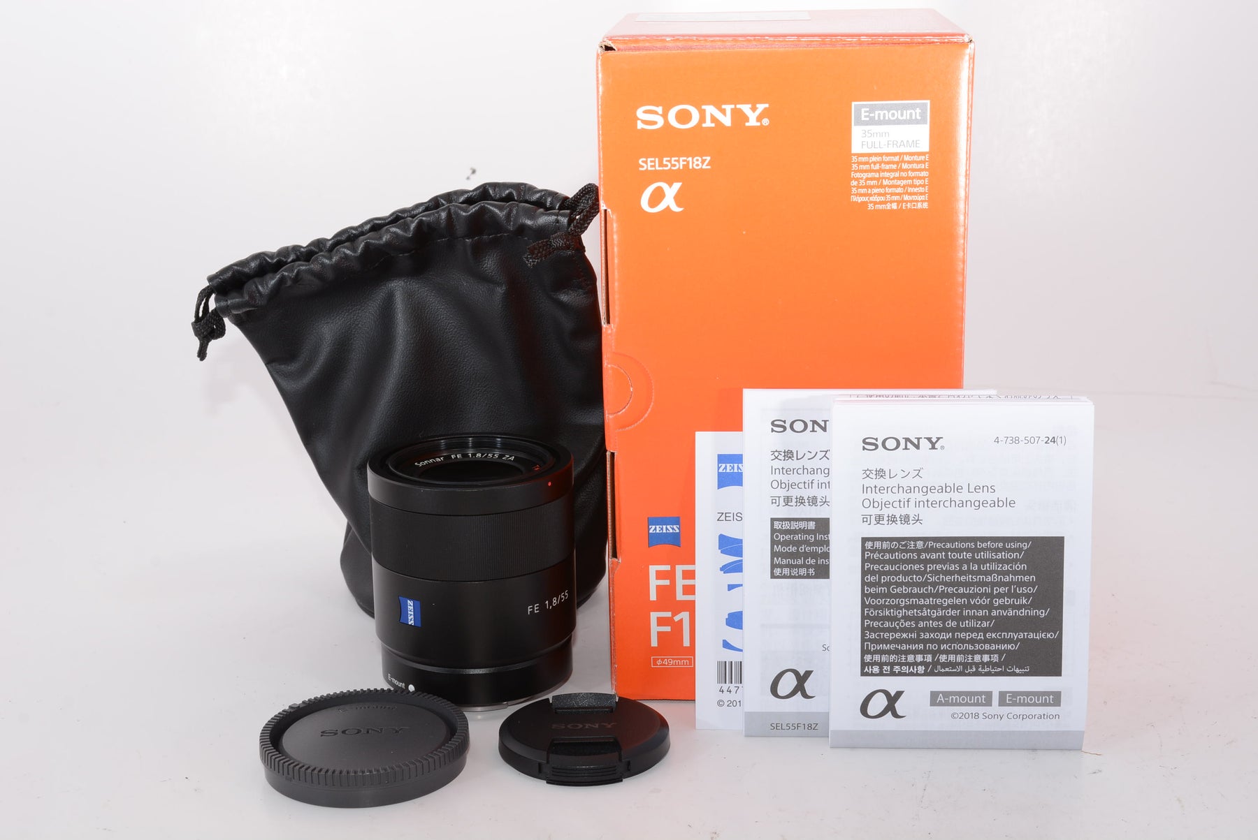 【外観特上級】ソニー Sonnar T* FE 55mm F1.8 ZA※Eマウント用レンズ(フルサイズ対応) SEL55F18Z