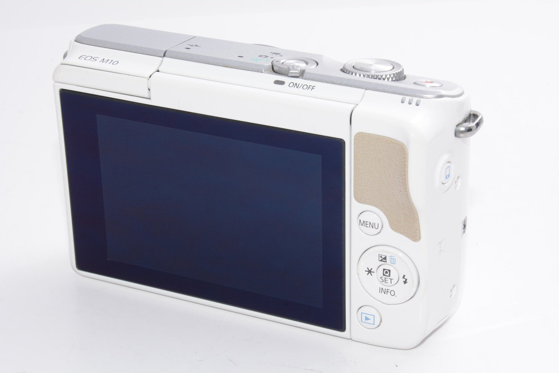 【外観並級】Canon ミラーレス一眼カメラ EOS M10 ボディ(ホワイト)
