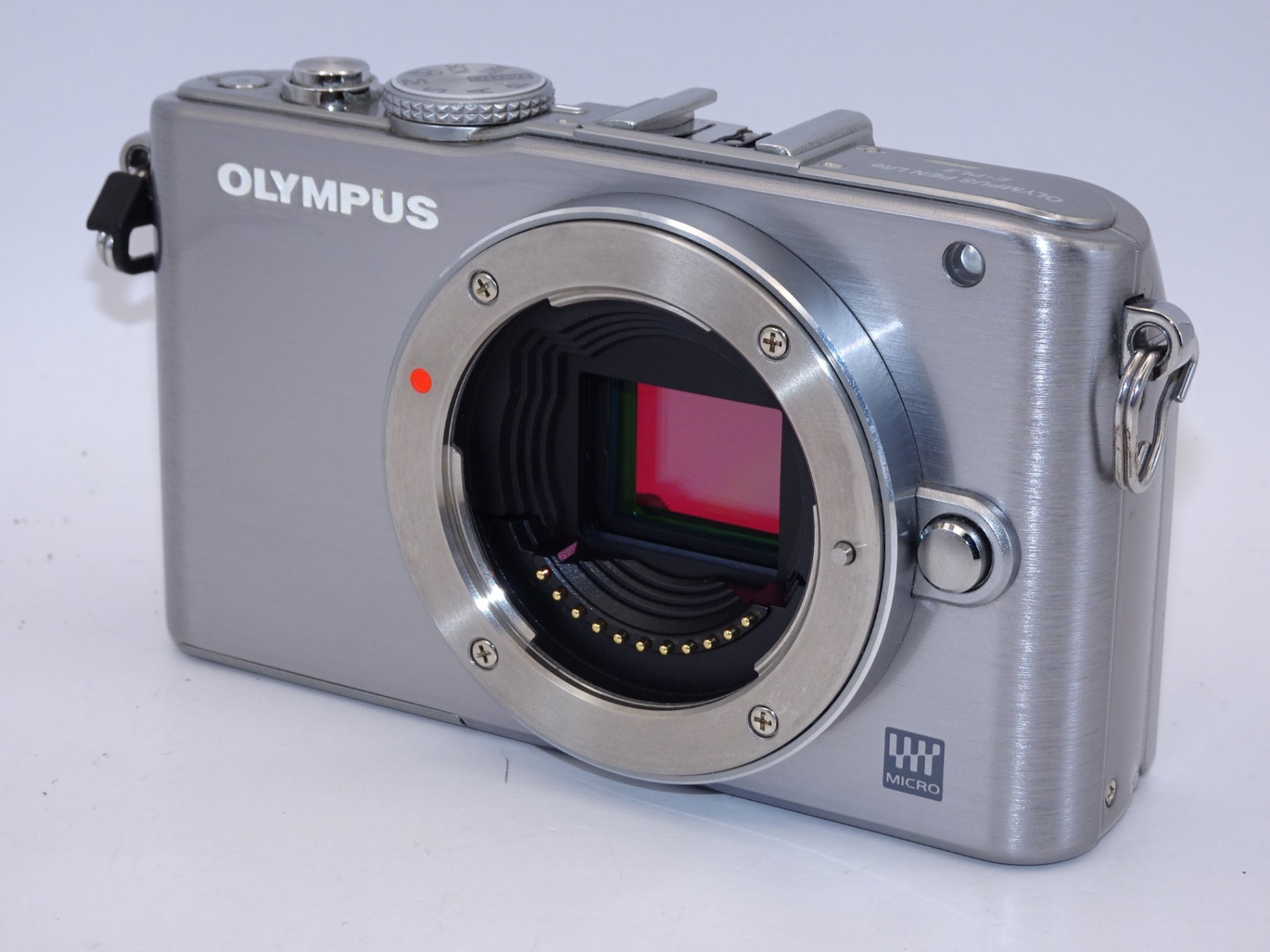 【外観特上級】OLYMPUS ミラーレス一眼 PEN Lite E-PL3 ボディ シルバー