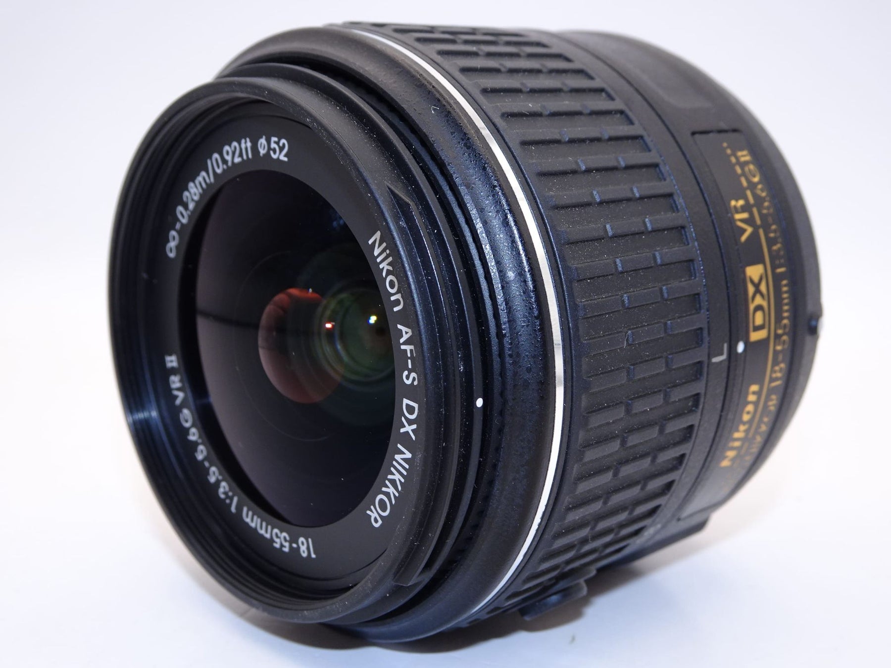【外観特上級】Nikon デジタル一眼レフカメラ D5500 18-55 VRII レンズキット ブラック 2416万画素 3.2型液晶 タッチパネル D5500LK18-55BK