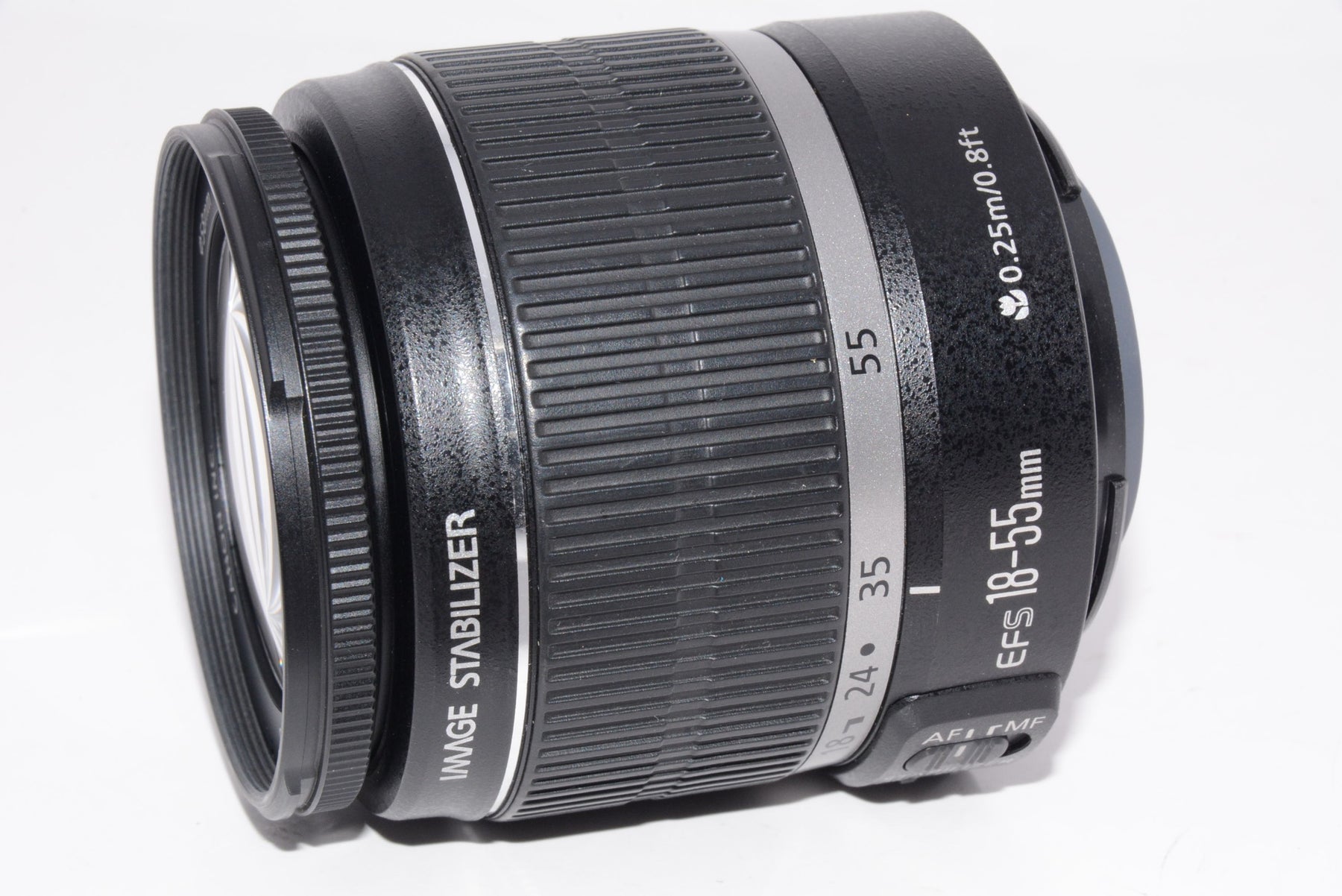 【外観並級】Canon 標準ズームレンズ EF-S18-55mm F3.5-5.6 IS