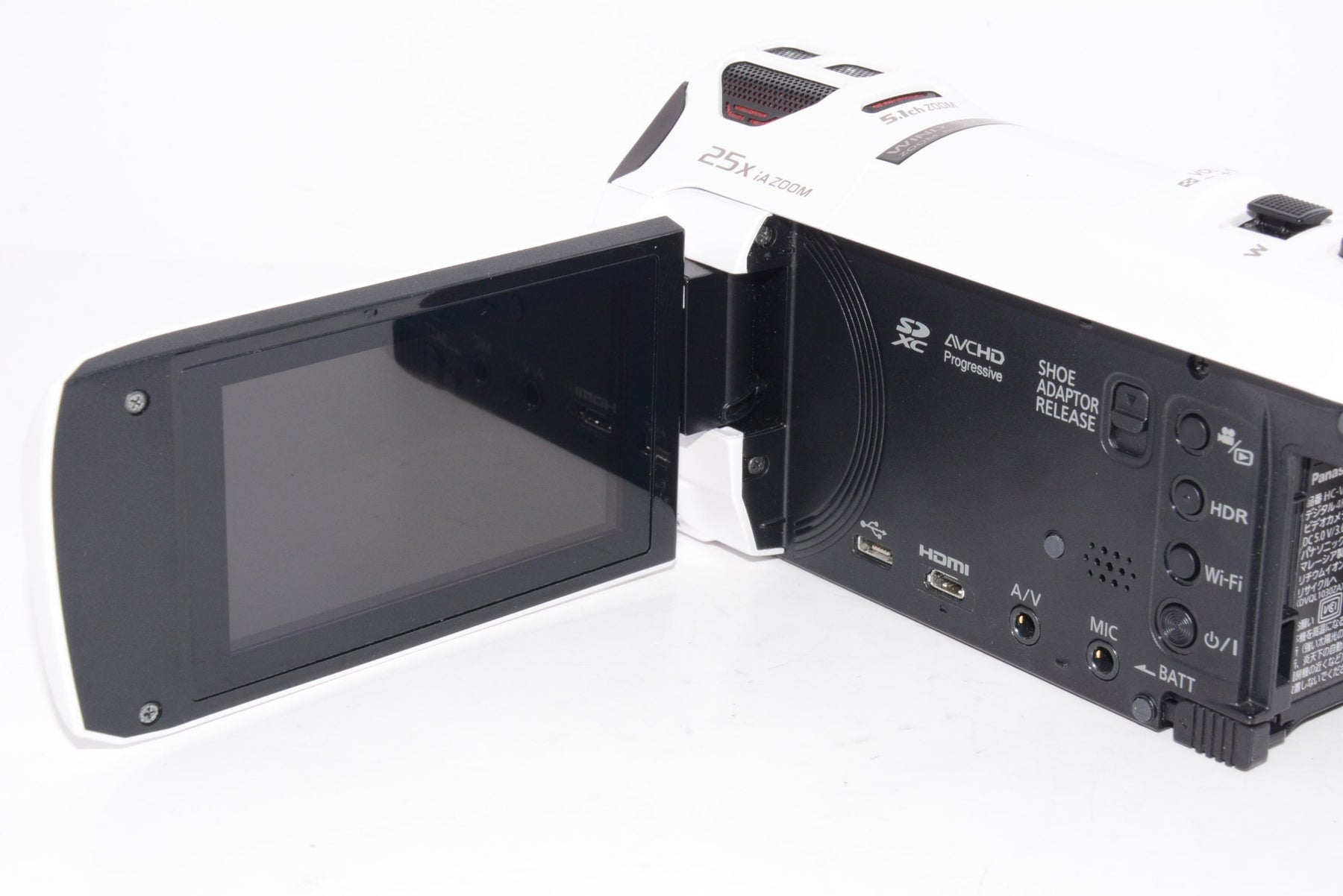 【外観特上級】パナソニック 4K ビデオカメラ VX985M 64GB あとから補正 ホワイト HC-VX985M-W