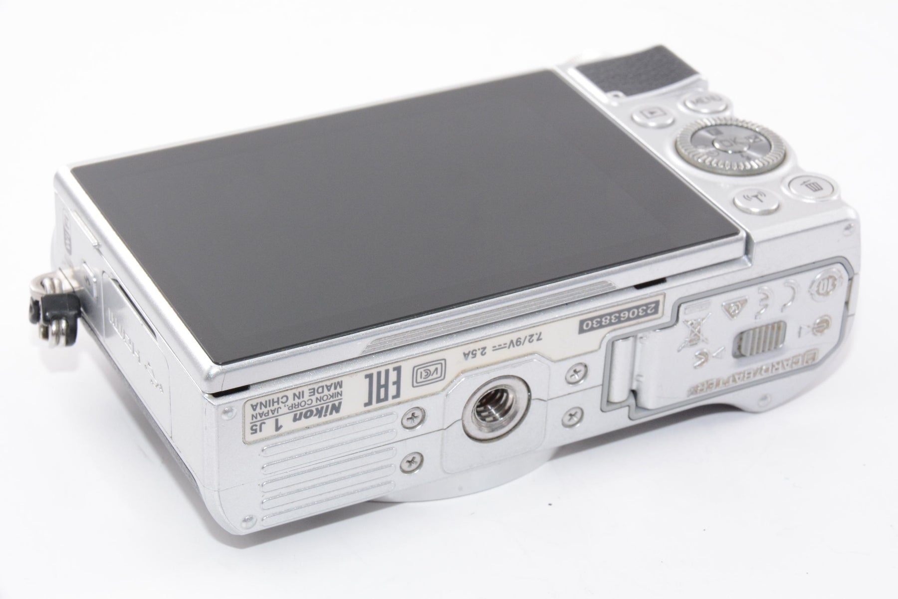 【外観並級】Nikon ミラーレス一眼 Nikon1 J5 標準パワーズームレンズキット シルバー J5HPLKSL