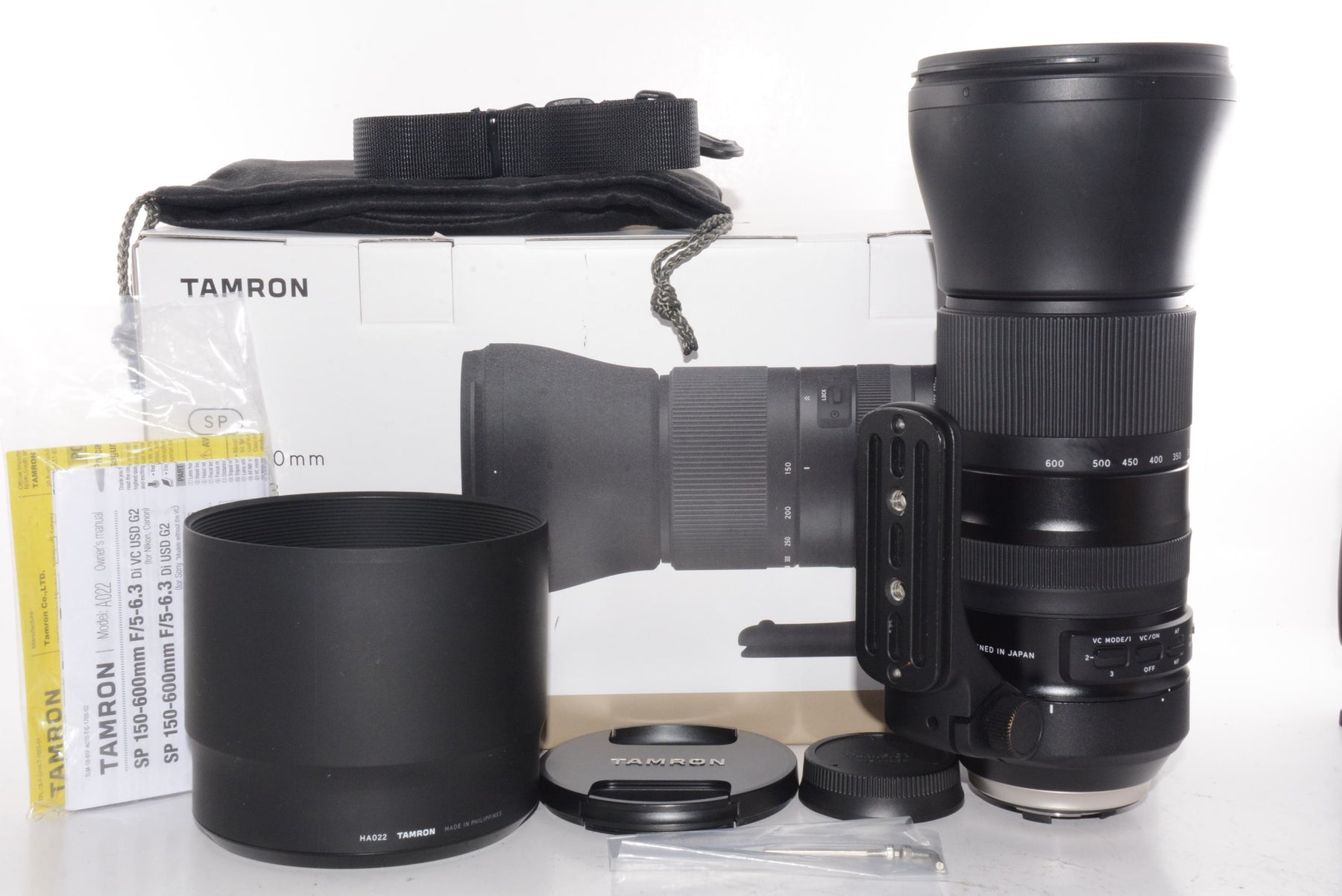 【外観特上級】TAMRON 超望遠ズームレンズ SP 150-600mm F5-6.3 Di VC USD G2 ニコン用 フルサイズ対応 A022N
