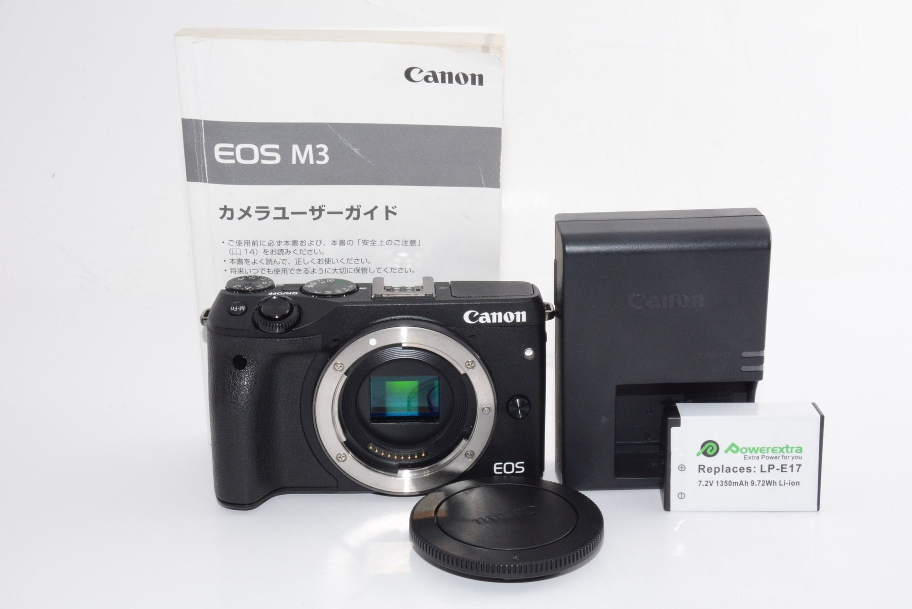 【外観特上級】Canon ミラーレス一眼カメラ EOS M3 ボディ(ブラック) EOSM3BK-BODY