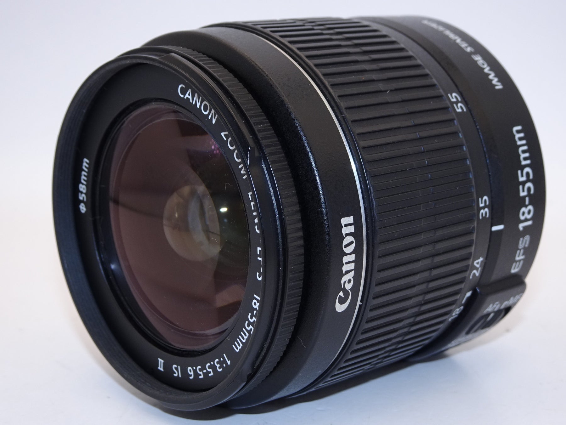 【外観特上級】Canon 標準ズームレンズ EF-S18-55mm F3.5-.5.6 IS II