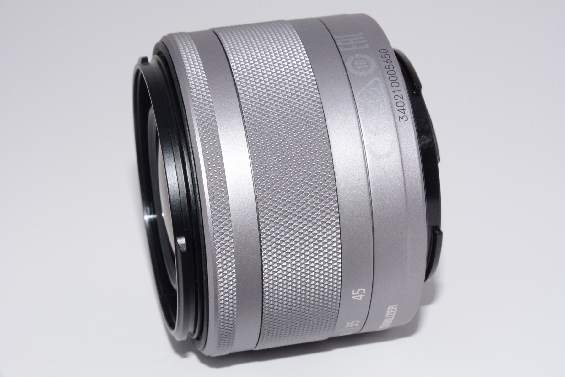 【外観特上級】Canon 標準ズームレンズ EF-M15-45mm F3.5-6.3IS STM(シルバー) ミラーレス一眼対応 EF-M15-45ISSTMSL