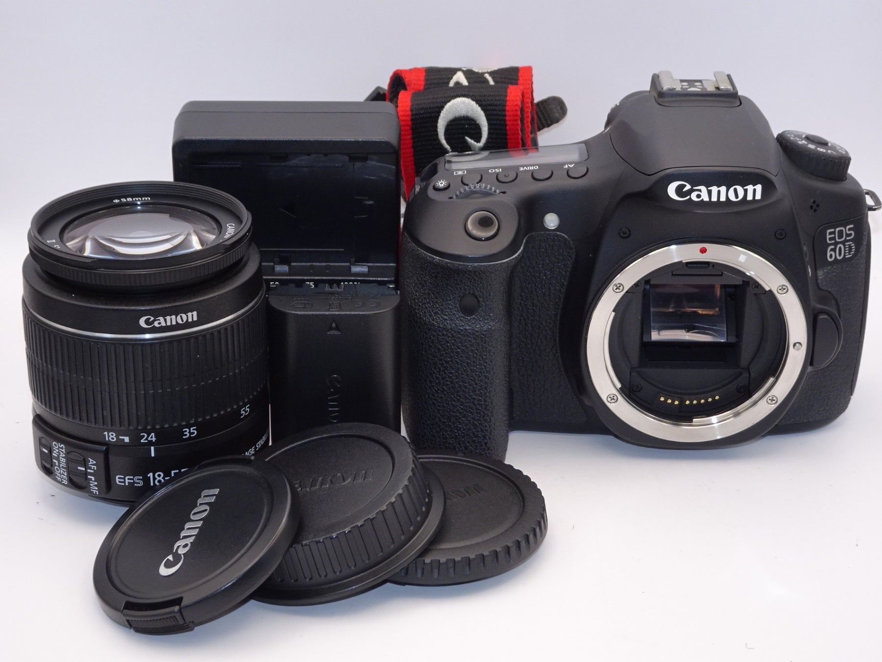 【外観特上級】Canon キャノン EOS 60D レンズキット EF-S18-55mm F3.5-5.6 IS