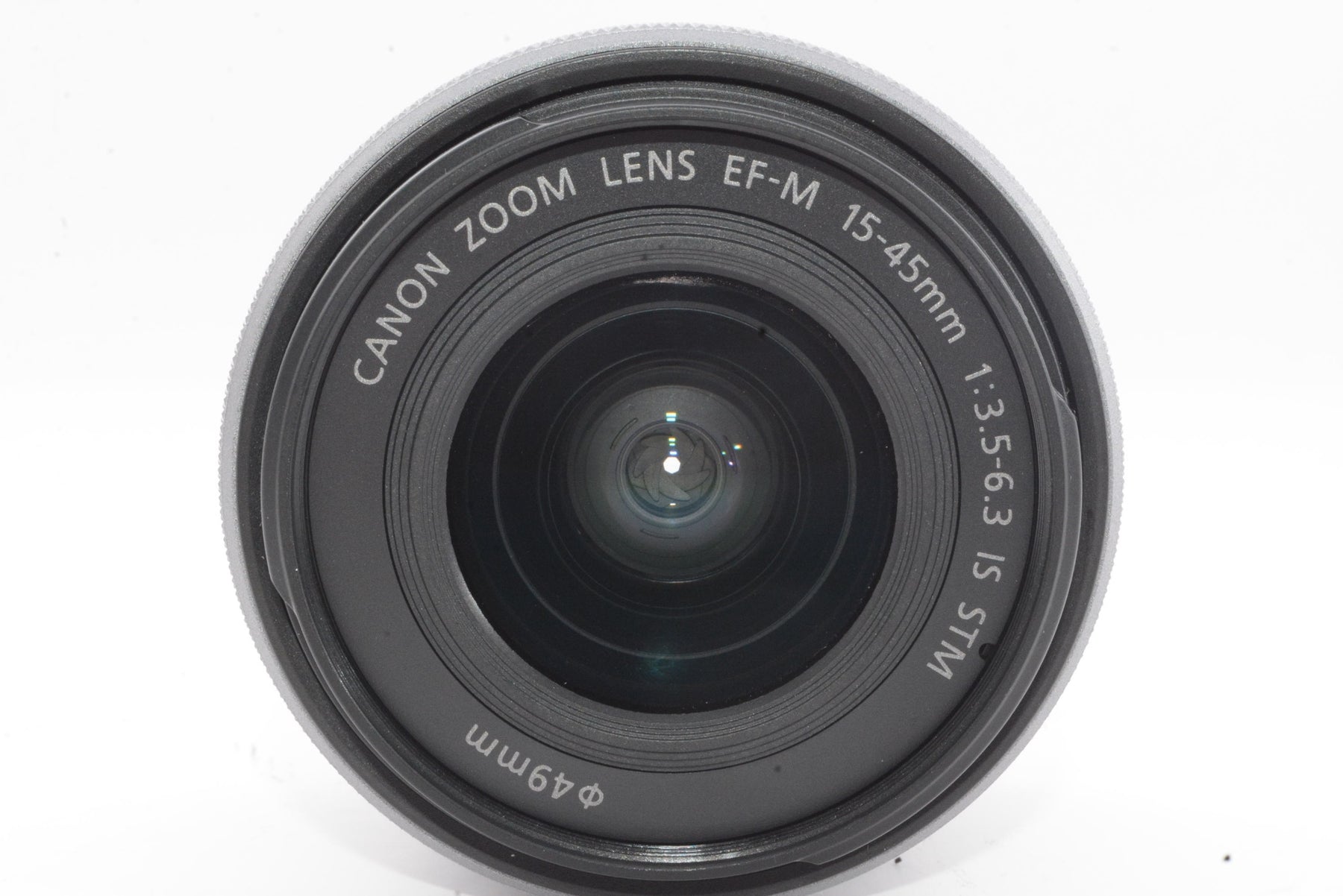 【外観特上級】Canon 標準ズームレンズ EF-M15-45mm F3.5-6.3IS STM(シルバー) ミラーレス一眼対応 EF-M15-45ISSTMSL