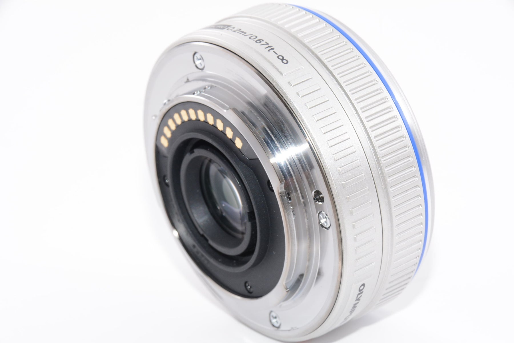 【外観並級】OLYMPUS パンケーキレンズ M.ZUIKO DIGITAL 17mm F2.8 シルバー