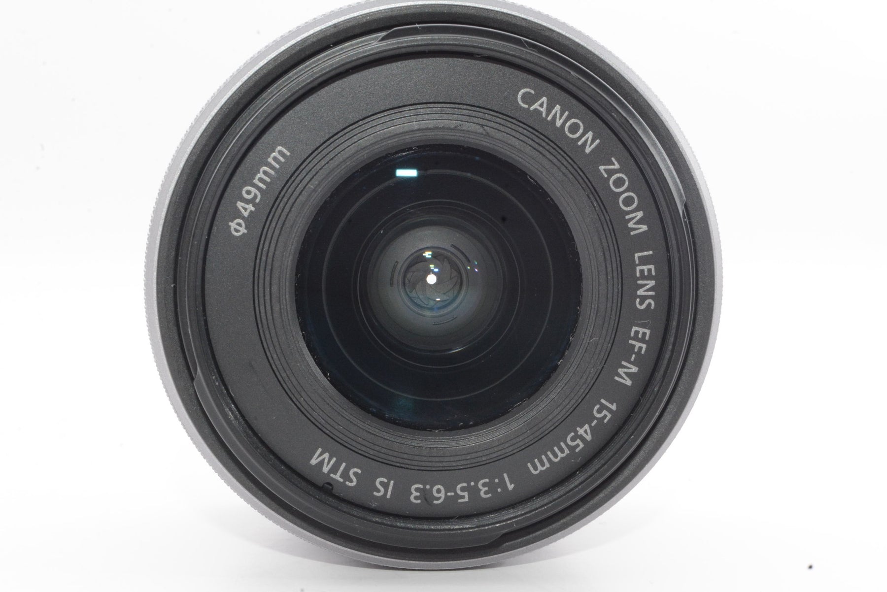 【外観特上級】Canon 標準ズームレンズ EF-M15-45mm F3.5-6.3IS STM(シルバー) ミラーレス一眼対応 EF-M15-45ISSTMSL