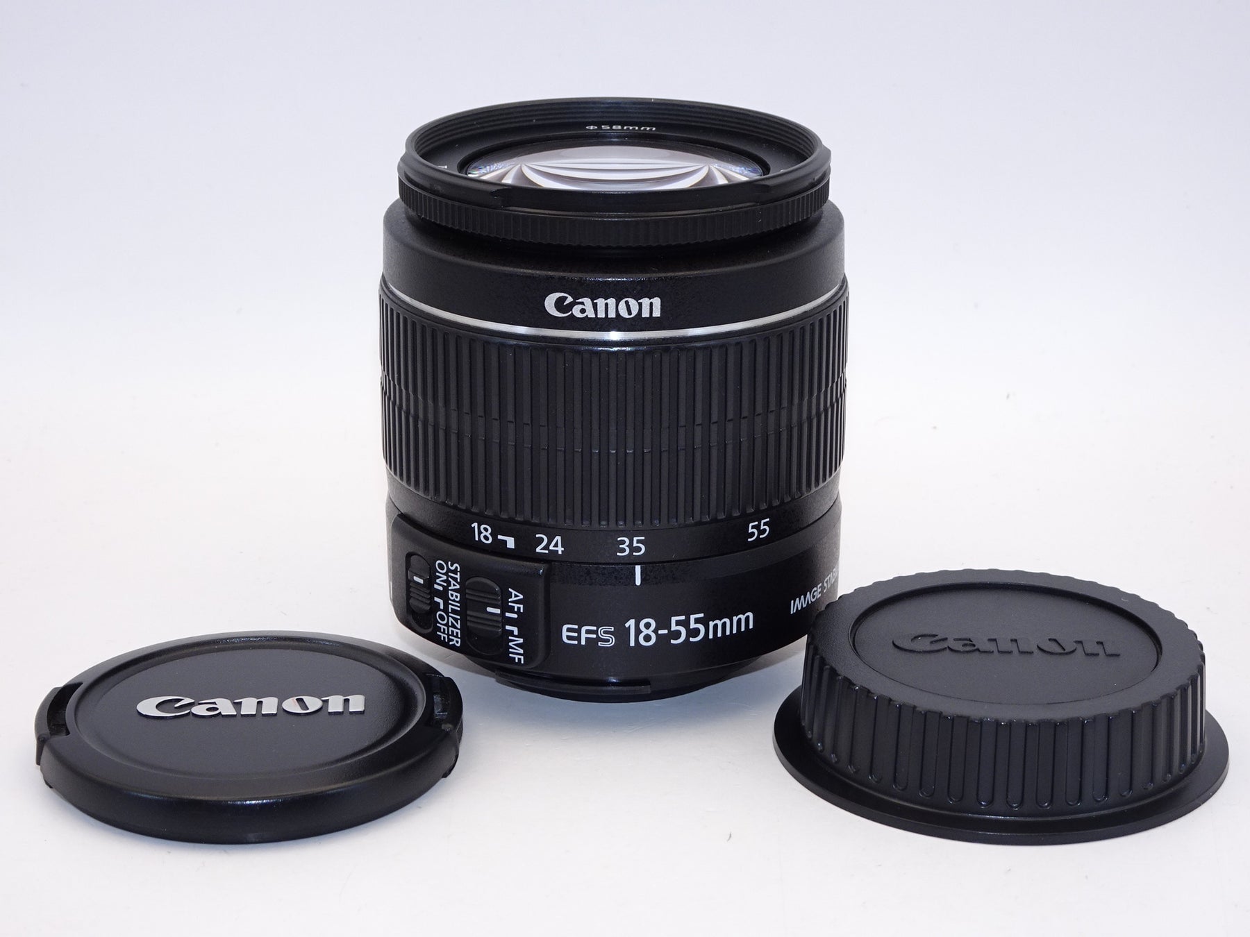 【外観特上級】Canon 標準ズームレンズ EF-S18-55mm F3.5-.5.6 IS II