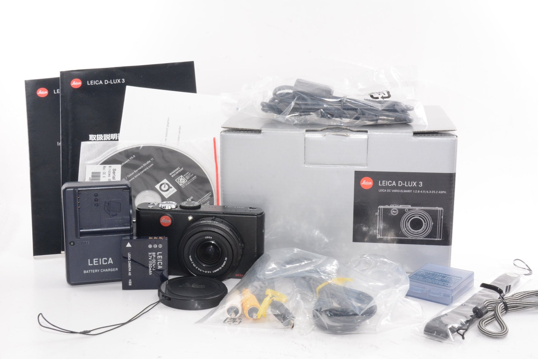 【外観特上級】Leica d-lux 3 10 MPデジタルカメラwith 4 x Wide Angle光学イメージStabilizedズーム(ブラック) (Discontinued by Manufacturer)