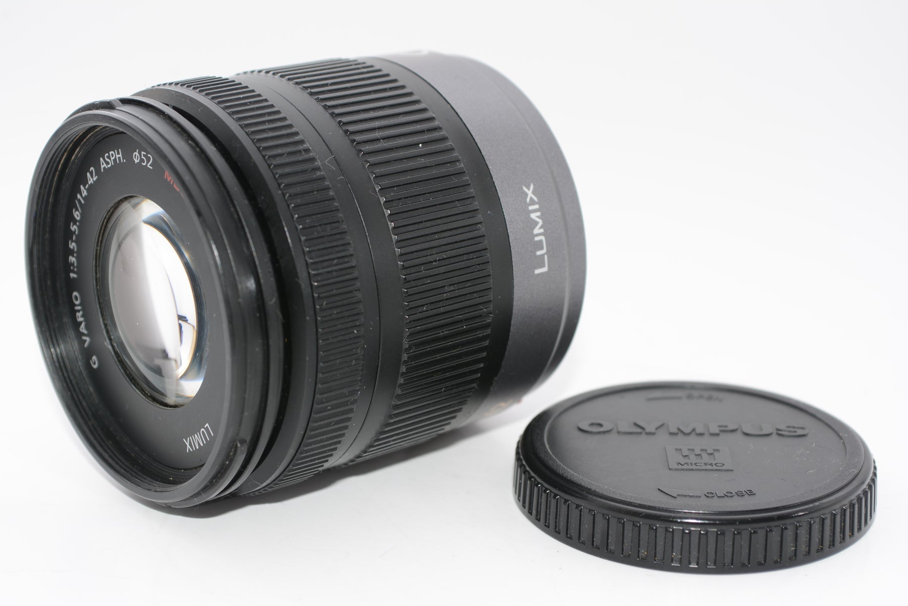 【外観並級】パナソニック LUMIX G VARIO 14-42mm F3.5-5.6 ASPH. MEGA O.I.S H-FS014042