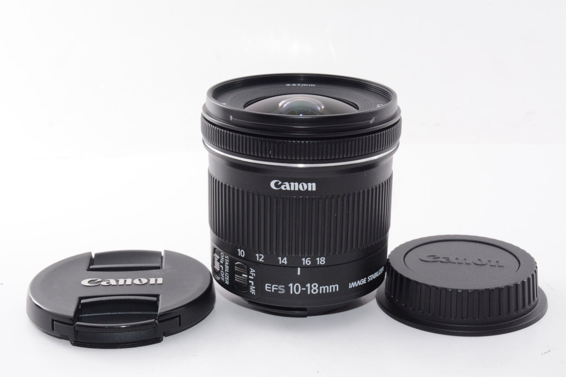 【外観特上級】Canon EF-S 10-18mm f/4.5-5.6 IS STMレンズ