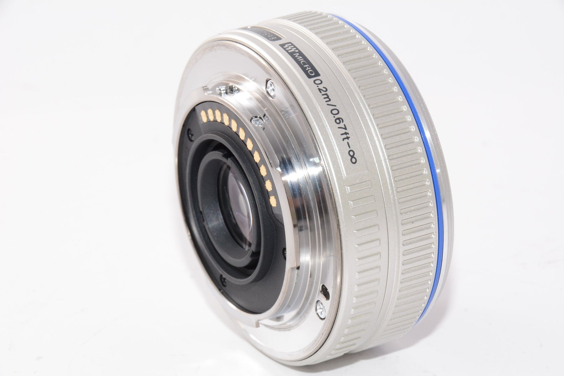 【外観特上級】OLYMPUS パンケーキレンズ M.ZUIKO DIGITAL 17mm F2.8 シルバー