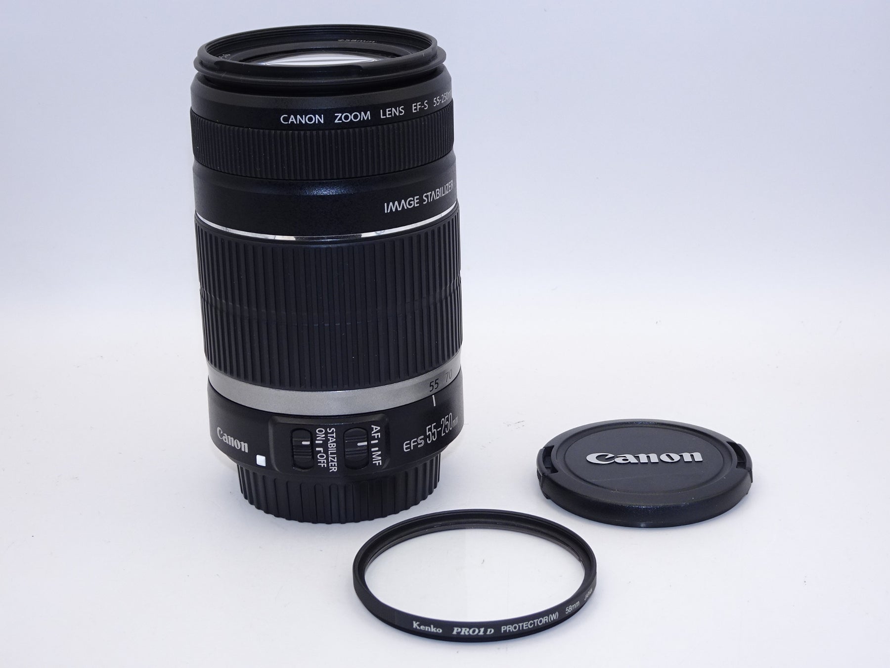 【外観特上級】Canon 望遠レンズ EF-S55-250mm F4-5.6 IS