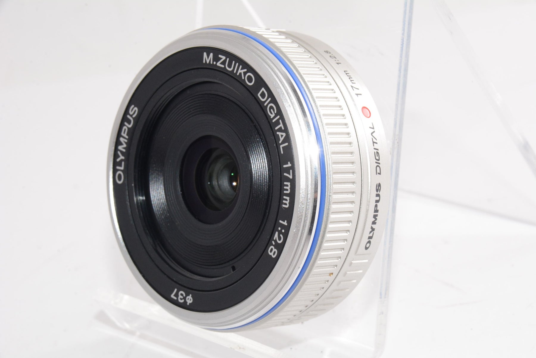 【外観特上級】OLYMPUS パンケーキレンズ M.ZUIKO DIGITAL 17mm F2.8 シルバー
