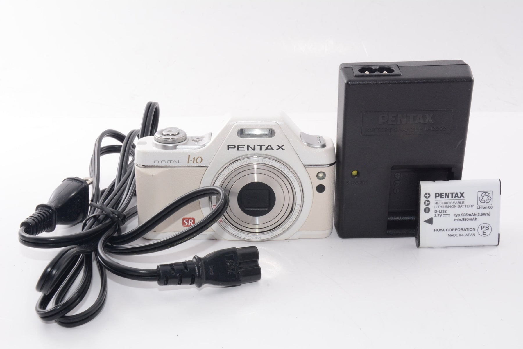 【外観並級】PENTAX デジタルカメラ Optio I-10 パールホワイト OPTIOI-10PH