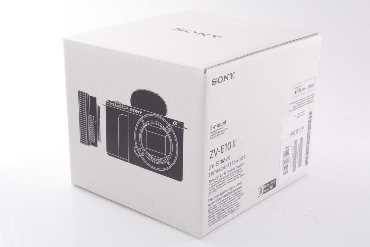 【未使用品】SONY(ソニー) Vlog用カメラ ミラーレス一眼カメラ ZV-E10M2 パワーズームレンズキット