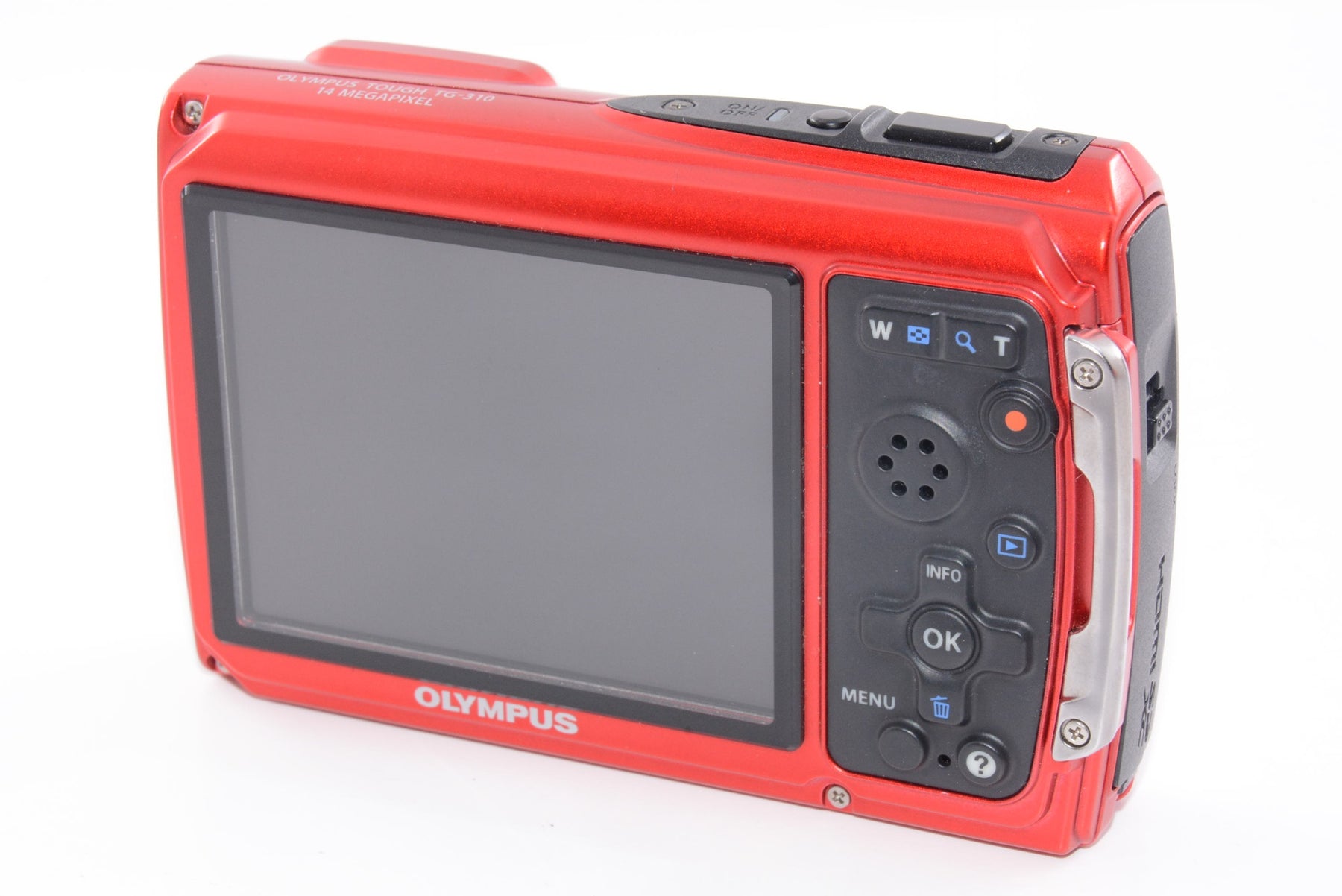 【外観特上級】OLYMPUS 防水デジタルカメラ TOUGH TG-310 レッド